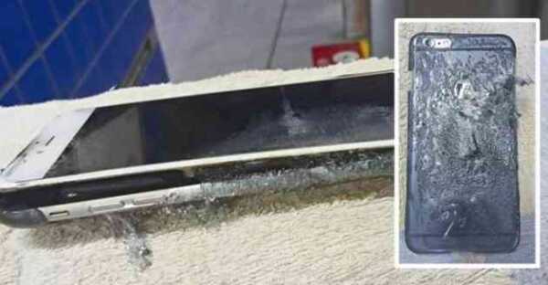 香港でiPhone 6 Plusが爆発！