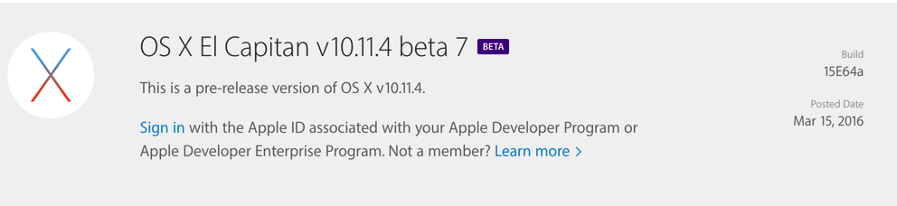 Download OS X Apple Developer 20