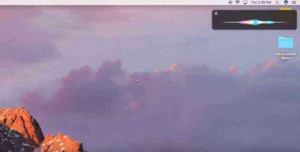 macOS Sierra上で動作する「Siri」のハンズオンビデオ