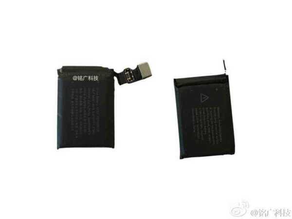 Apple Watch 2のバッテリーバック(リーク画像)容量が大幅に増加?