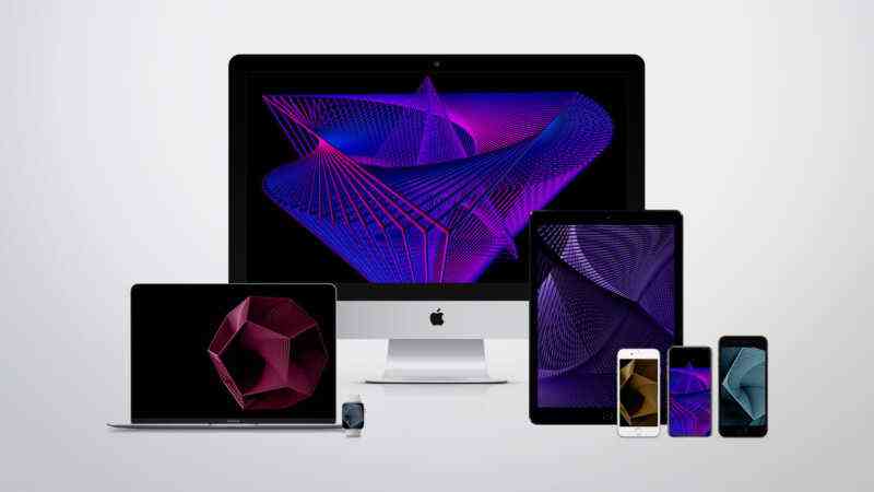 幾何学模様のiphone Ipad Mac用壁紙 4枚 噂のappleフリークス