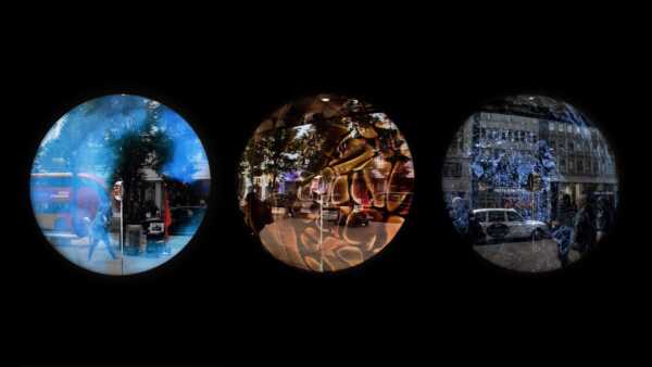 ロンドンのジョン・ルイス（デパート）のショーウィンドウにApple Watch Series 4のウォッチフェイスをイメージした広告登場！