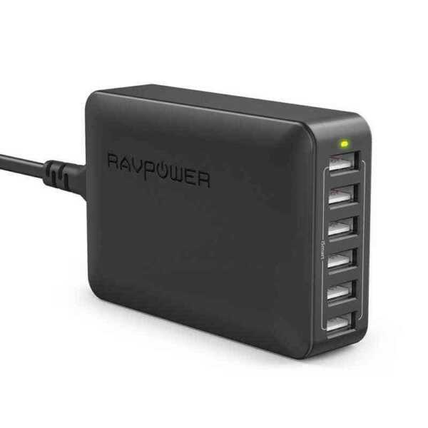 【Amazon タイムセール】 モバイル林檎セレクト「RAVPower USB充電器 (60W 6ポート) USB コンセント」など全12品(2019年8月2日)①