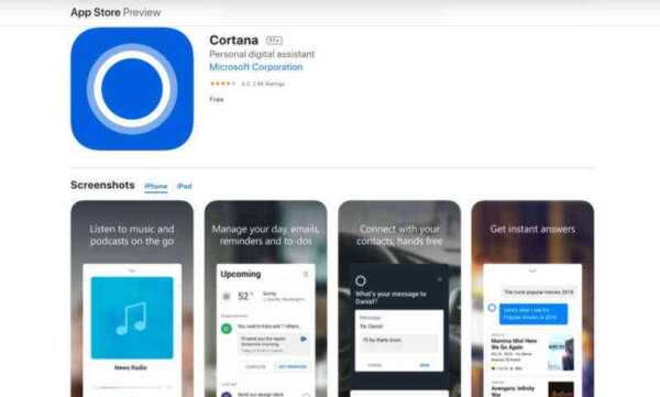 Microsoft、iOSおよびAndroid向けCortanaアプリを廃止