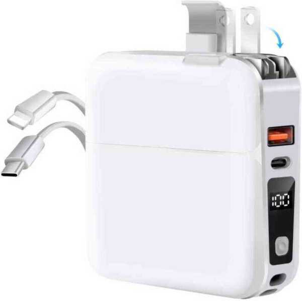 【Amazon タイムセールの人気商品】モバイル林檎セレクト 「【一台5役】モバイルバッテリー PD18W対応15000mAh 大容量 急速充電(折畳みプラグ&Type-C入出力ポート&PD3.0&QC3.0対応&2ケーブル内蔵&PSE認証済) 」など全8品（2021年2月25日）①