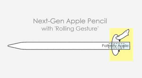 将来のApple Pencilは、新しい「スライド」および「ローリング」タッチジェスチャーコントロールなどを獲得する可能性