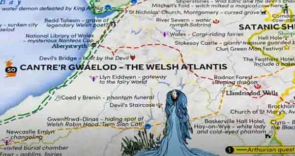 中世の古地図は「ウェールズ・アトランティス」の「失われた都市」を明らかにするかも知れない（動画あり）