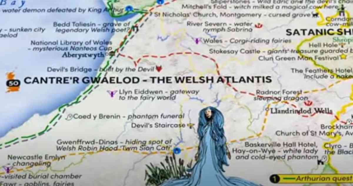 中世の古地図は「ウェールズ・アトランティス」の「失われた都市」を明らかにするかも知れない（動画あり）