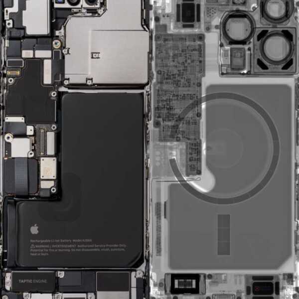 iPhone 14のスケルトン壁紙（5枚）